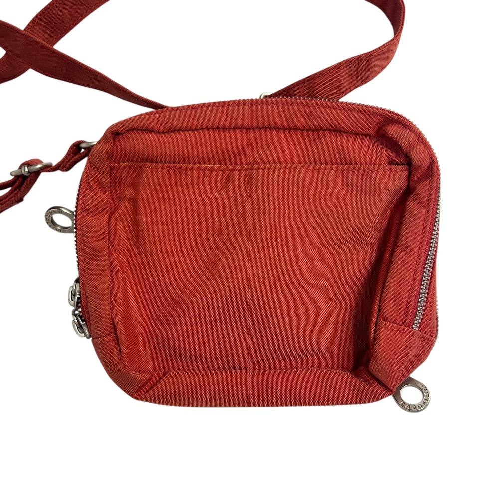 Baggallini Crossbody Wallet Purse Small Red Nylon Utility Travel Bag Gorpcore - Picture 4 of 9